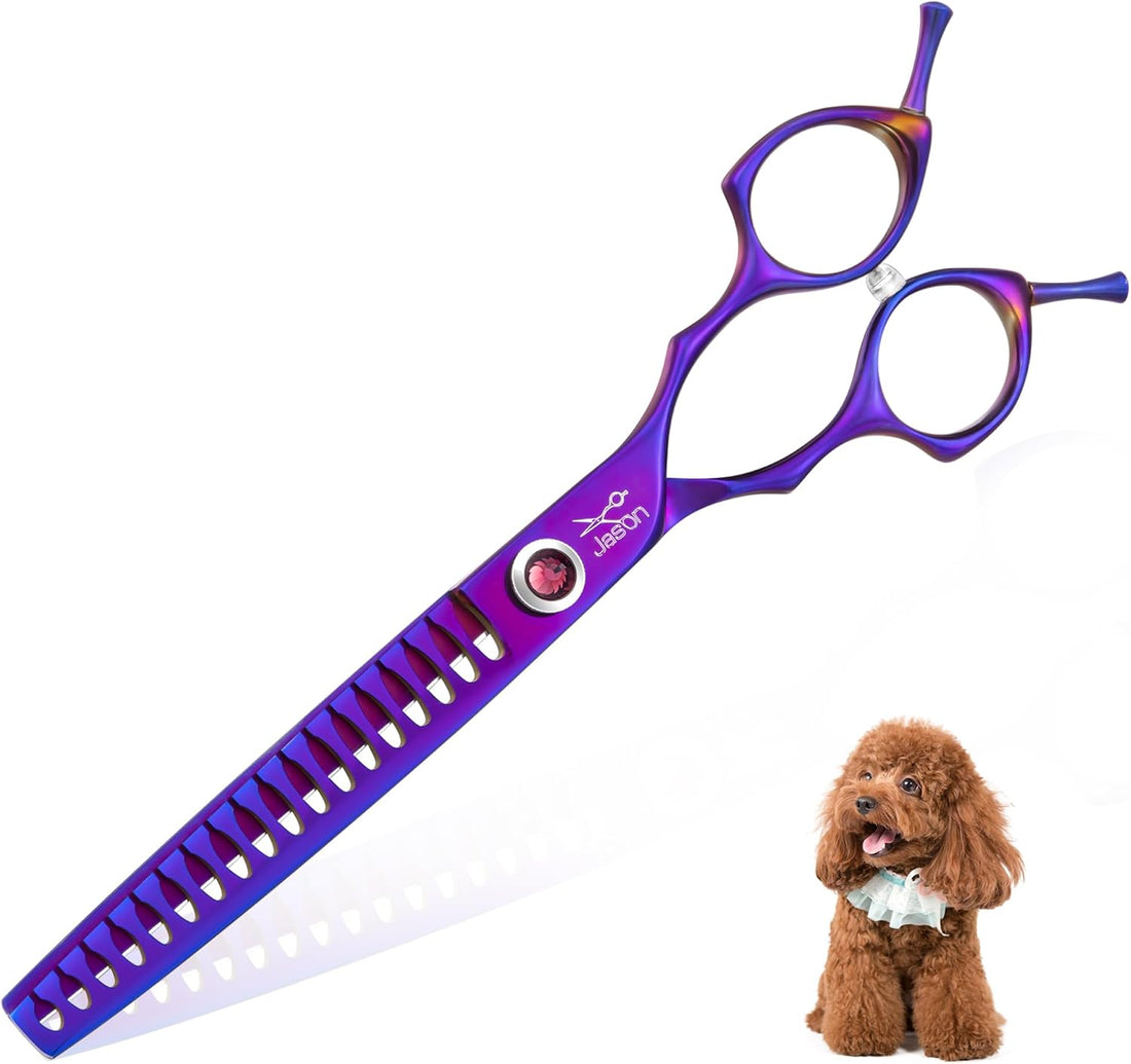 JASON Curved Dog Grooming Scissors