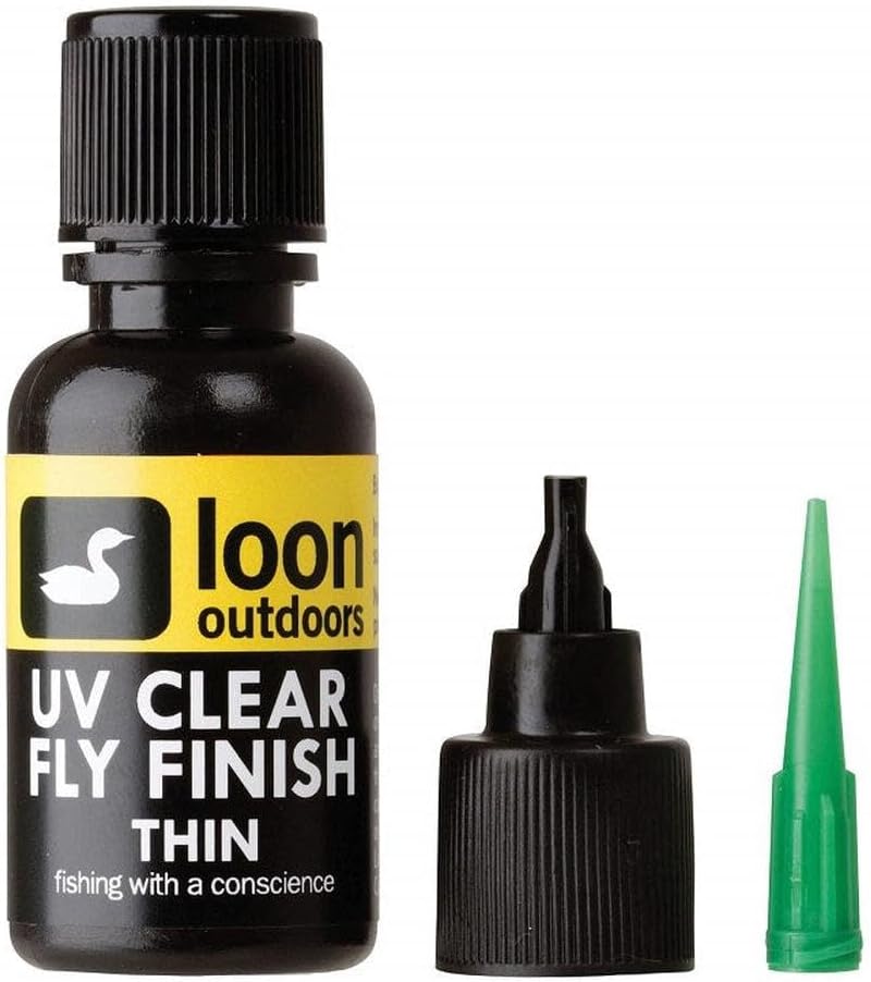 Loon Outdoors UV CLEAR FLY FINISH, Thick, .5 OZ.