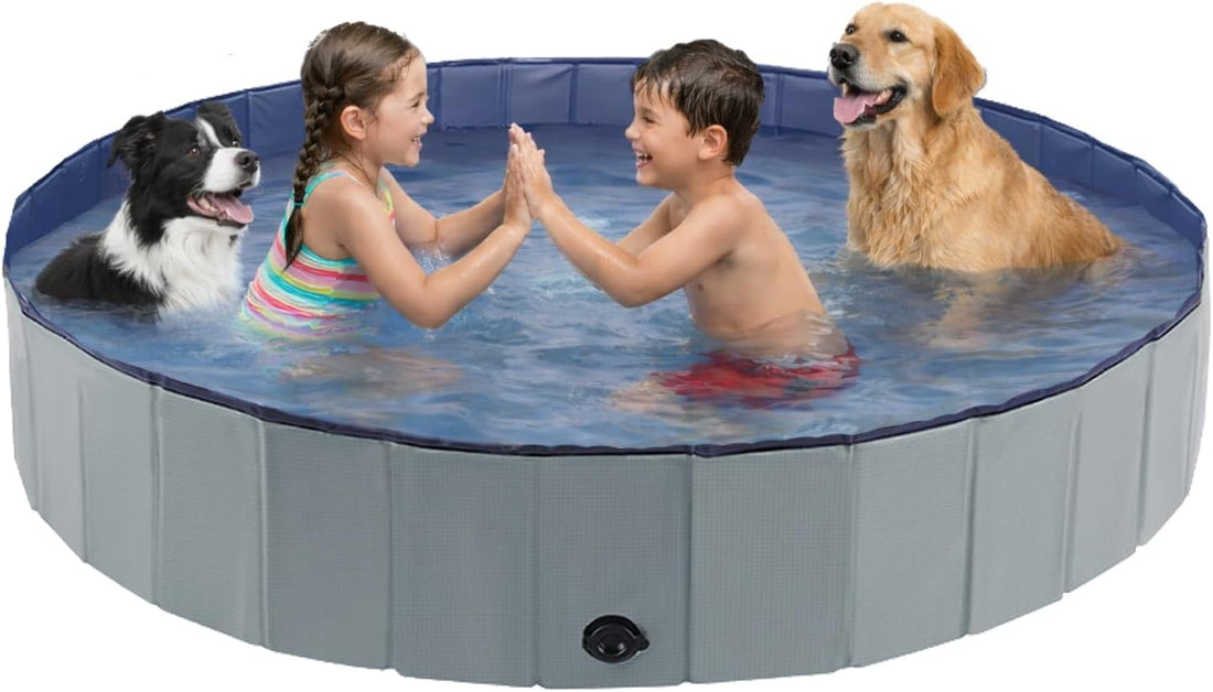 Eooqi Foldable Dog Pool for Large Dogs & Kids