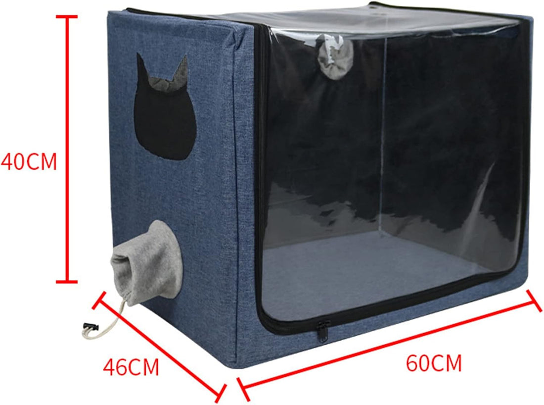 Pet Atomization Nest,Cat and Dog Atomization Box Oxygen Inhalation