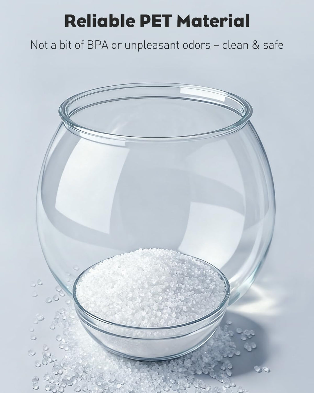 Pawfly 0.5 Gallon Mini Plastic Fish Bowl