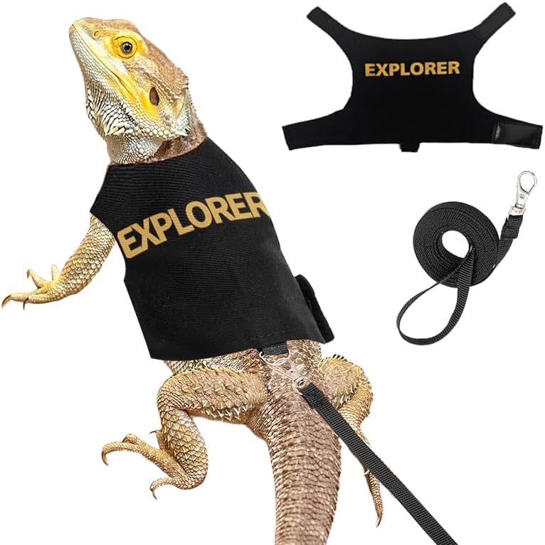 Bearded Dragon Harness and Leash-Bearded Dragon Clothes Lizard