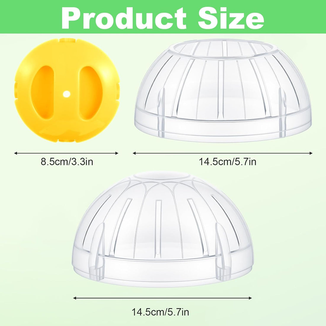 5.7 Inch Hamster Ball, Clear Hamster Exercise Ball Running Wheel