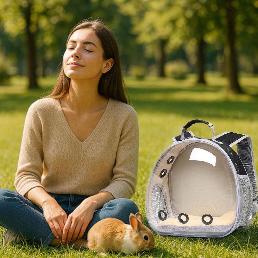 Bunny Carrier, Guinea Pig Carrier,Small Animal Carrier Backpack