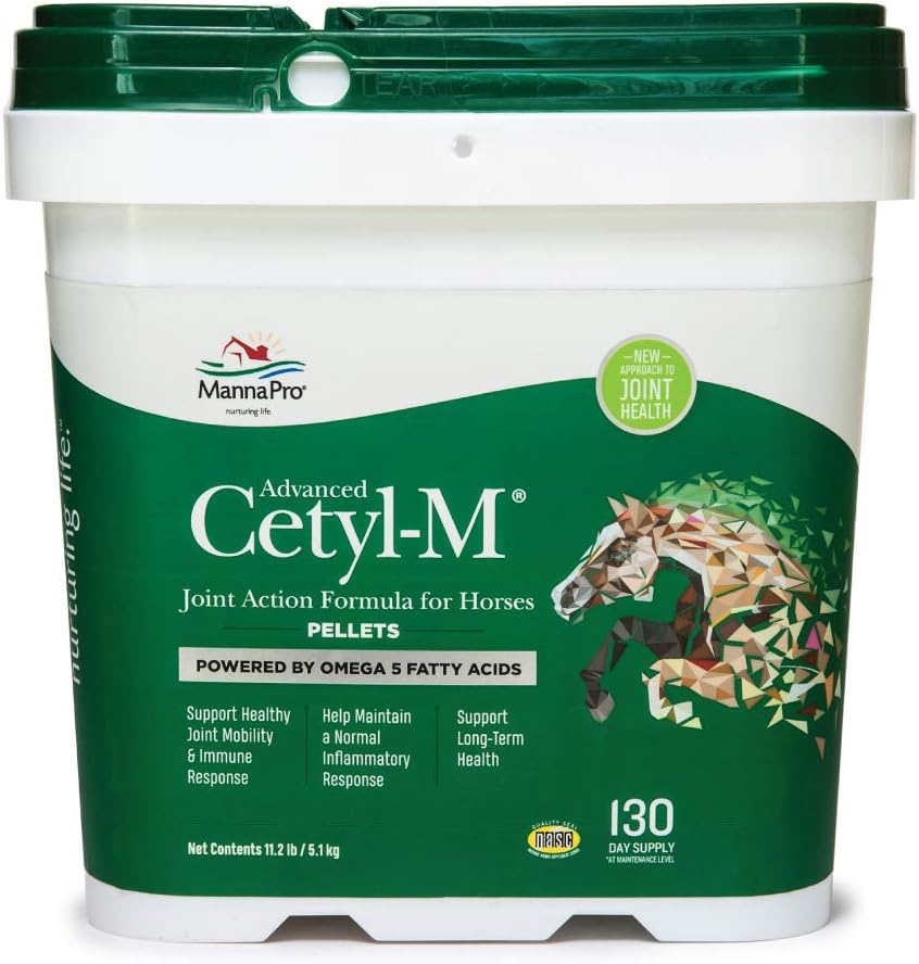 Manna Pro Cetyl-M Horse Joint Supplement with Omega-5, 5.1 lb