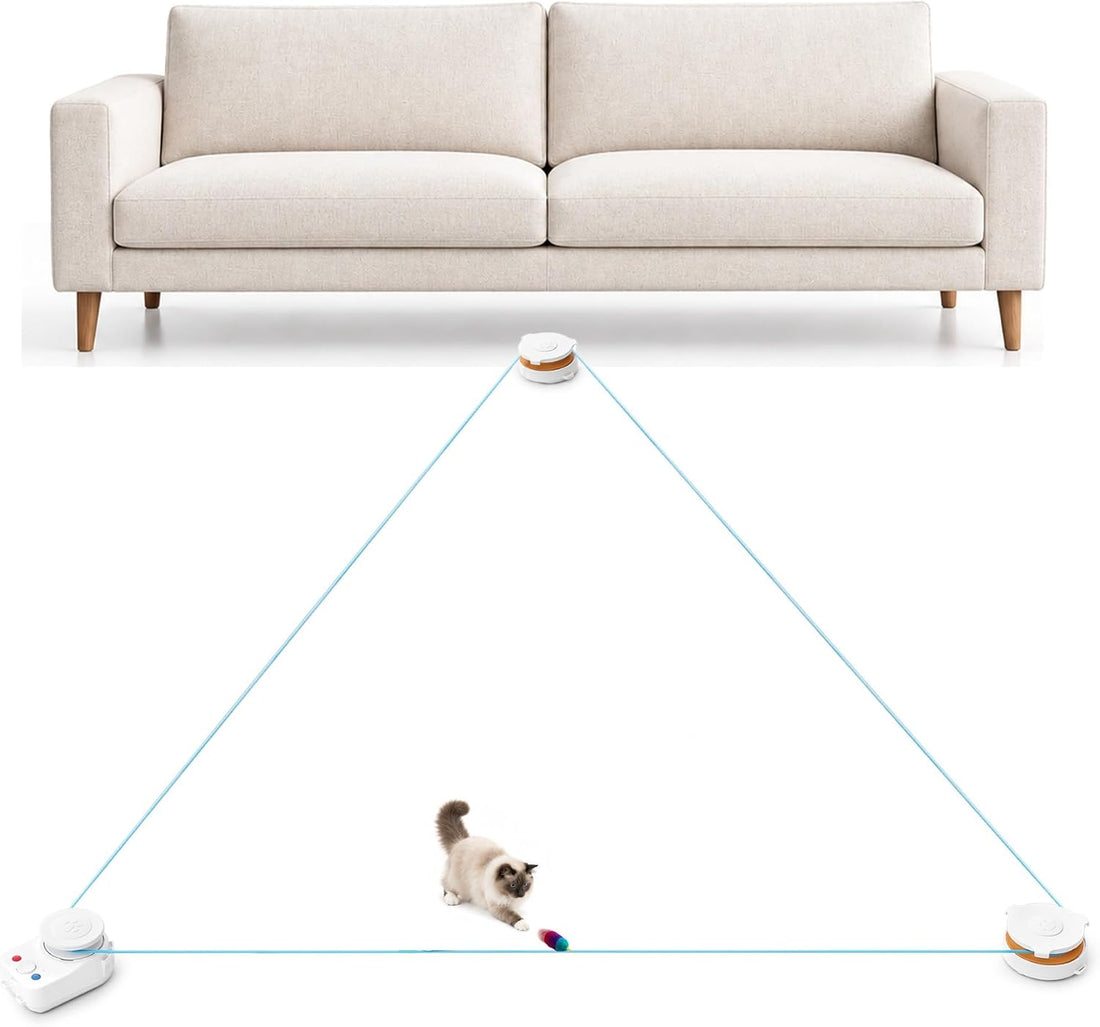 Interactive Cat Toy for Indoor Cat,Automatic Treadmill for Exercise