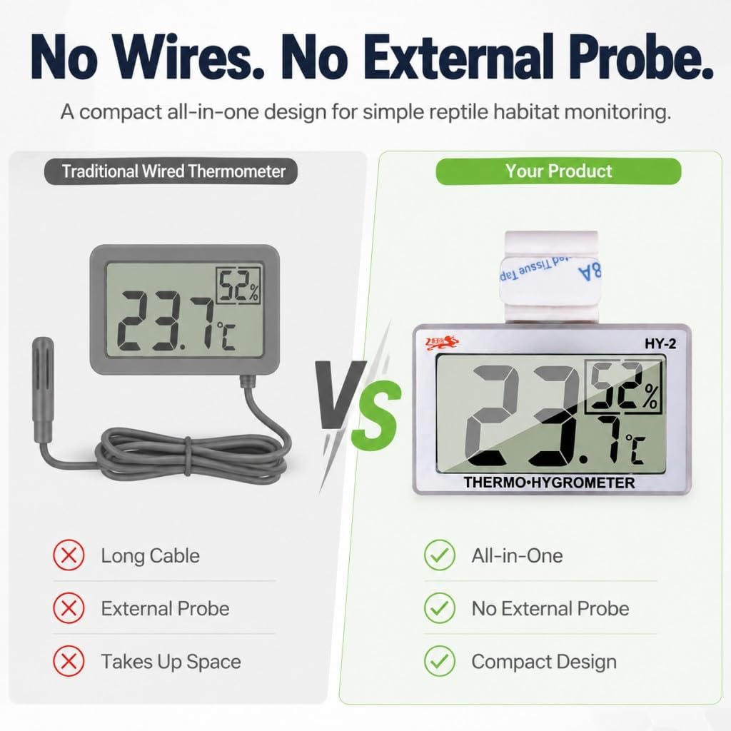 Reptile Thermometer Hygrometer
