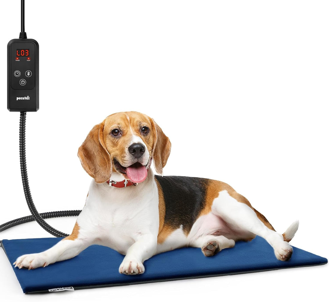 Pecute Pet Heating Pad with Chew Resistant Cord, Waterproof Layer