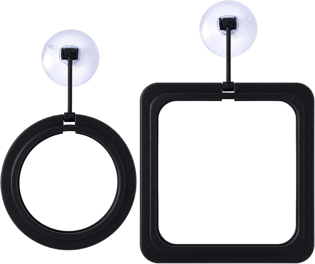 OIIKI 10 PCS Fish Feeding Rings Sets, Floating Aquarium Plant Corral