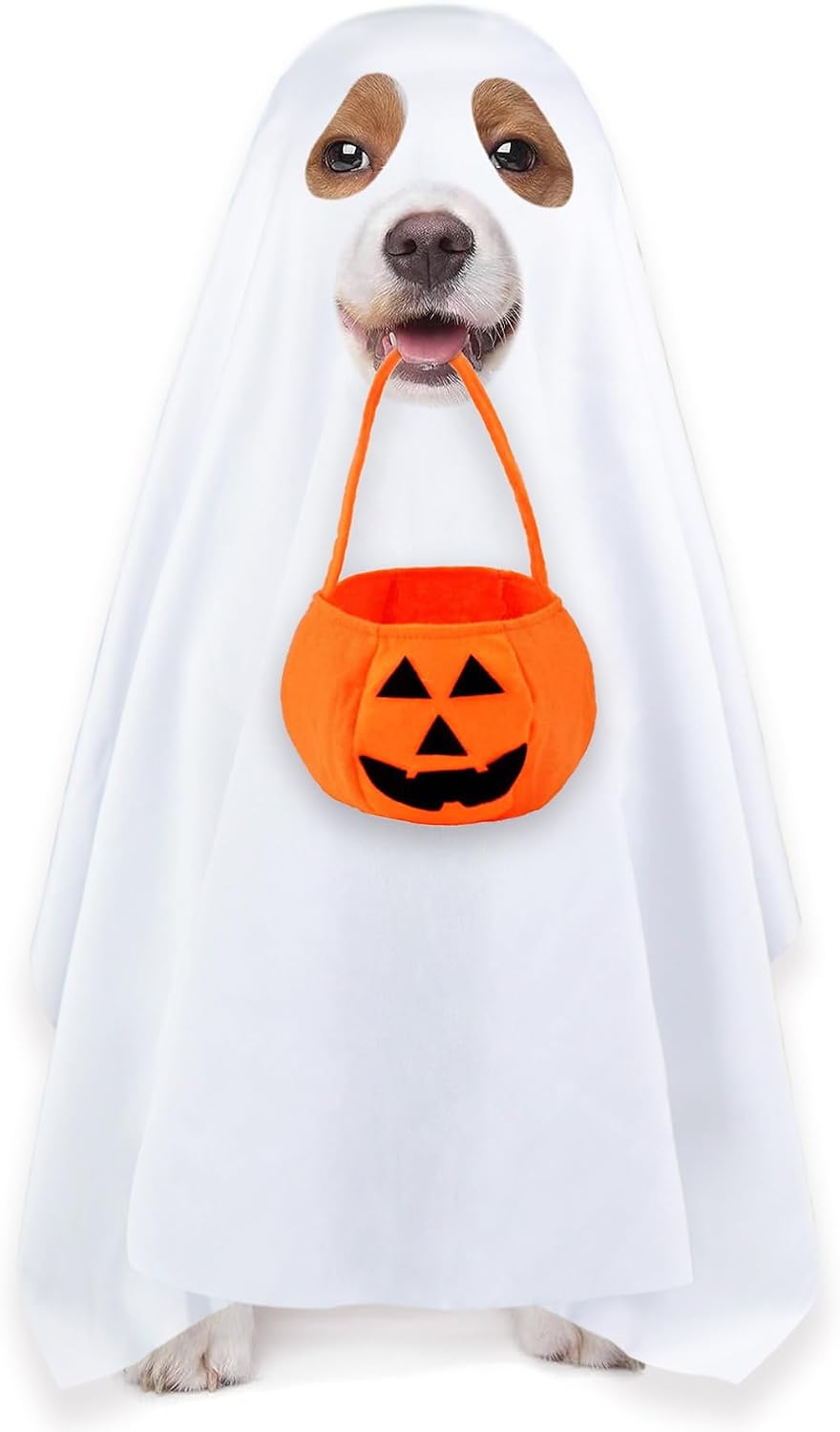 Dog Halloween Costumes, Dog Ghost Costume Funny Pet Ghost Costume