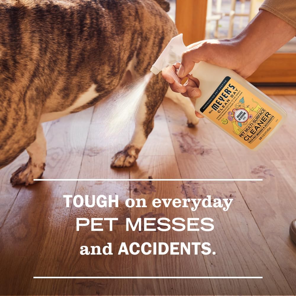 Mrs. MEYER'S CLEAN DAY Pet Multi-Surface Cleaner, Orange Blossom Scent