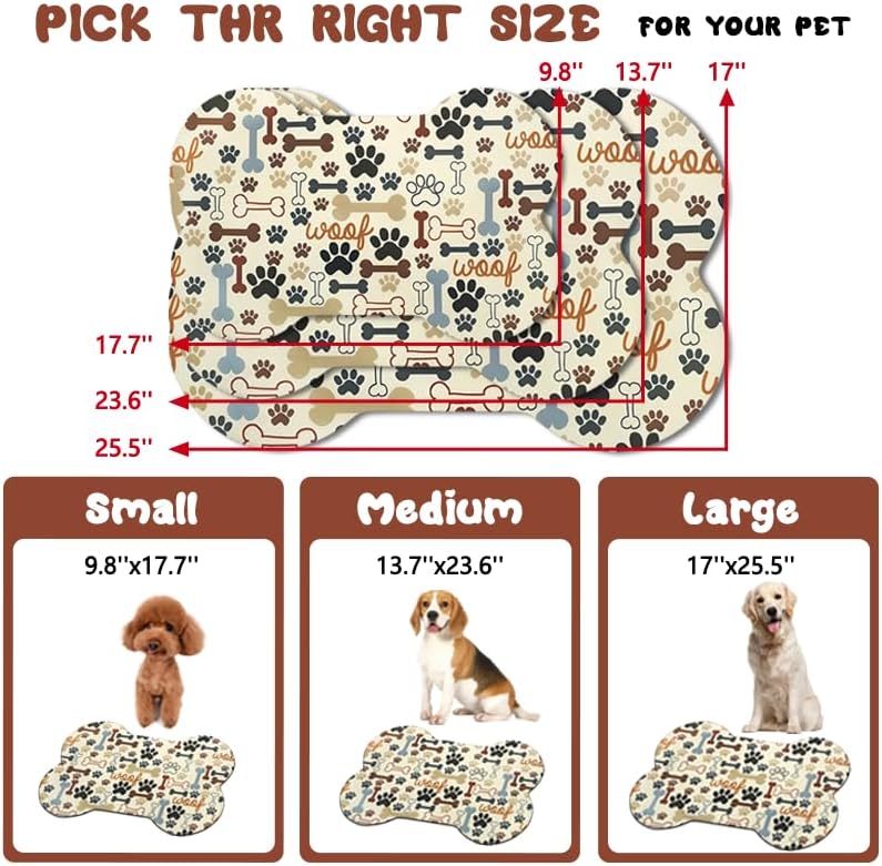 Dog Food Mats for Floors Waterproof