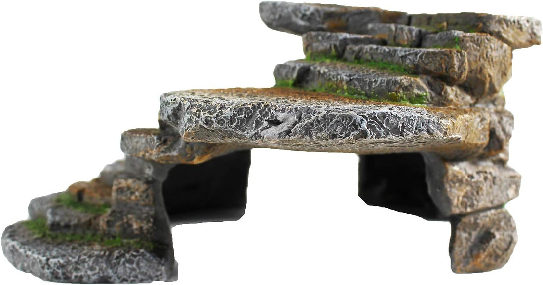 PENN-PLAX Reptology Shale Scape Step Ledge & Cave Hideout