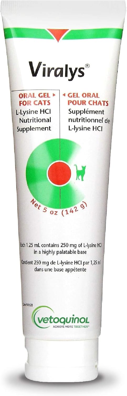 Vetoquinol Viralys Daily L-Lysine Gel for Cats and Kittens