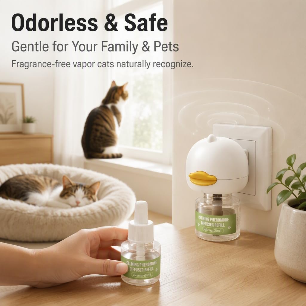 Cat Pheromone Diffuser Set 9-Pack Including 3 Plug-Ins & 6 Refills