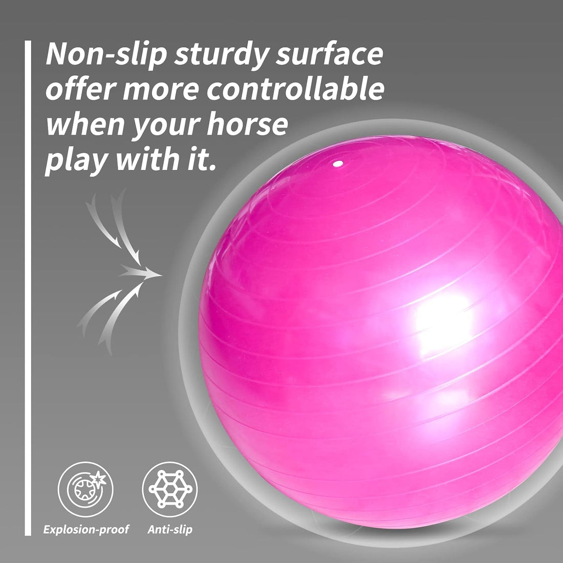 17 Inch Horse Play Balls Anti-Burst Herding Ball for Horse Mega