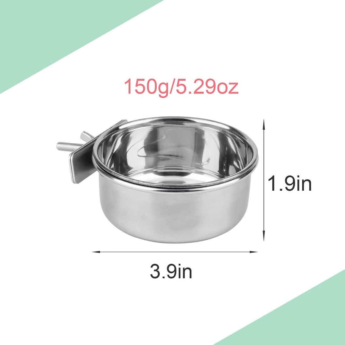 Hypeety Automatic Bird Feeder No Mess Parakeet Cage Seed Food