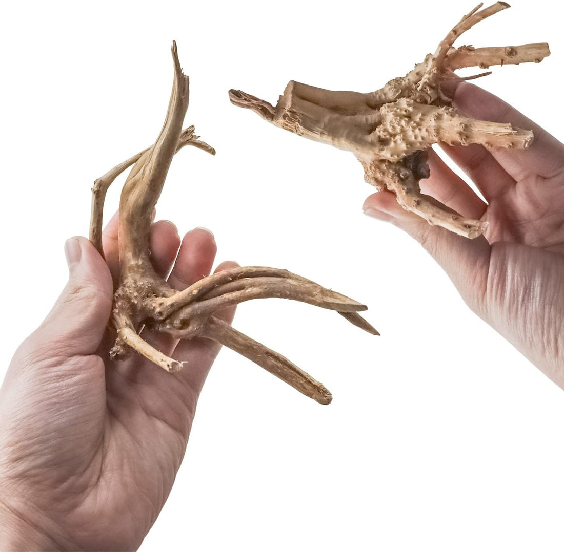 Vmiapxo 8-Pack Natural Driftwood, Sinkable Spider Wood