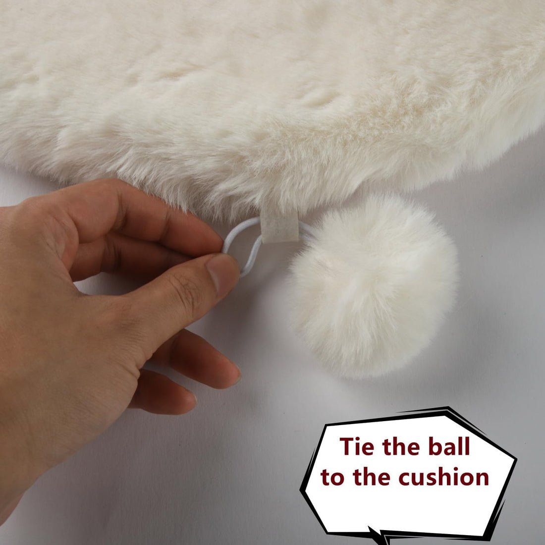 SHENGOCASE Faux Fur Pet Cushion Pad