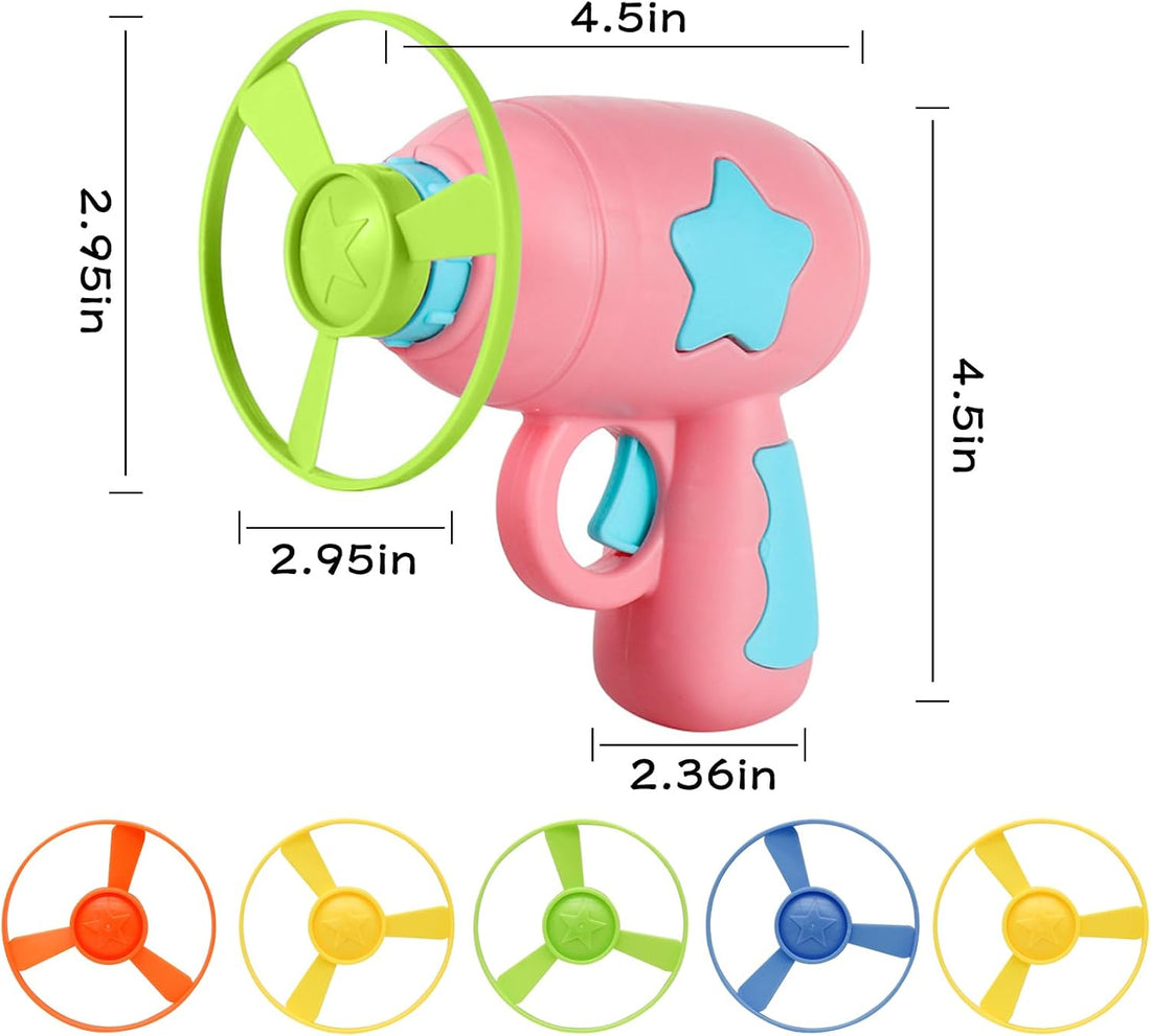 Andiker Cat Fetch Toy, Interactive Kitten Flying Disc Launcher Toy