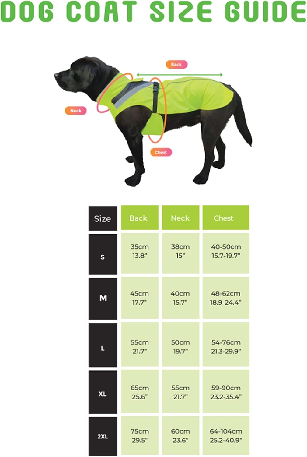 Waterproof Dog Rain Coat, Reflective Safety Strips & Leash Hole