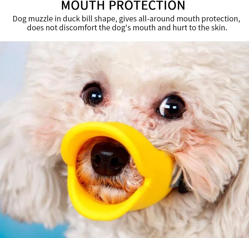 Duck Bill Silicone Dog Muzzle