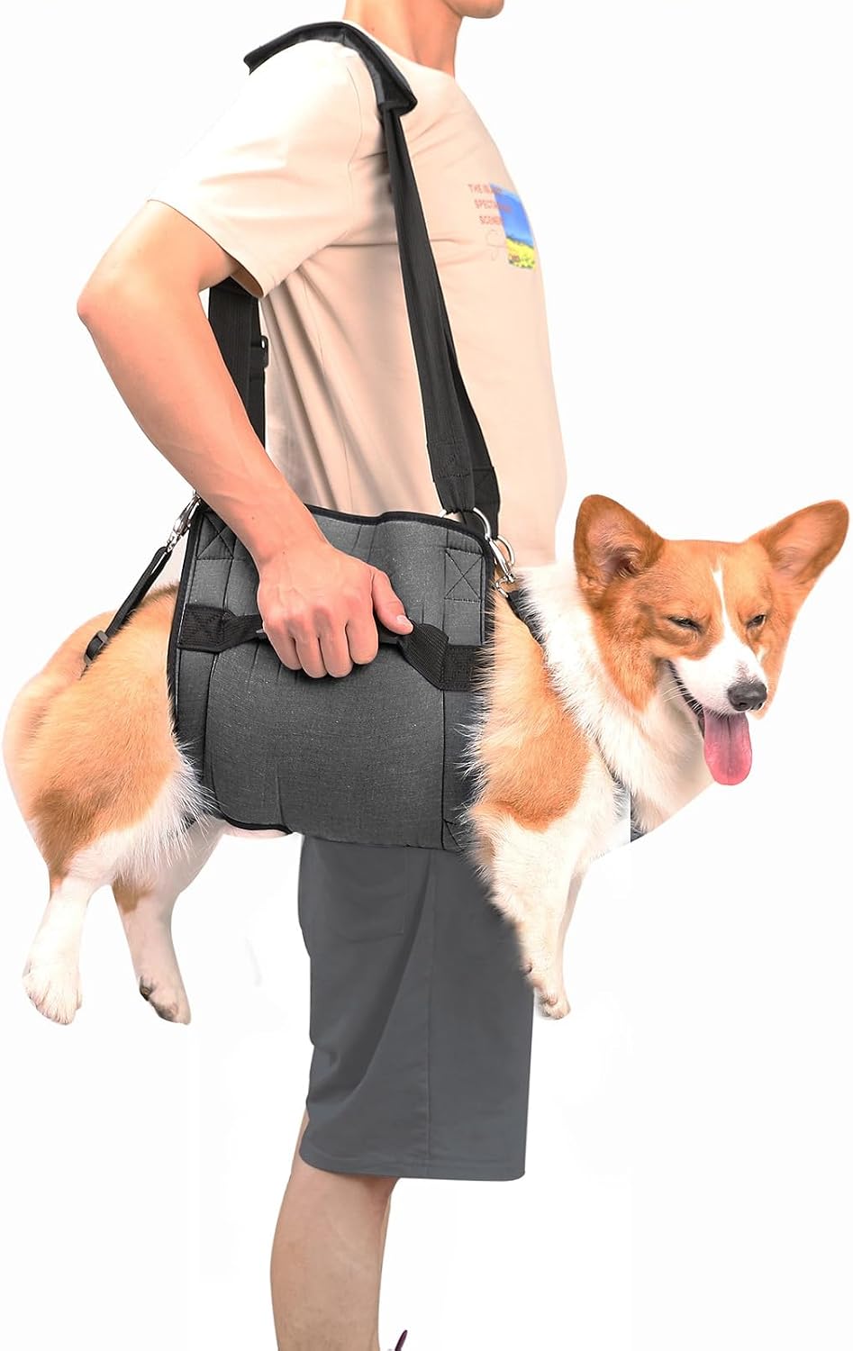 COODEO Dog Carry Sling, Emergency Backpack Pet Legs Support