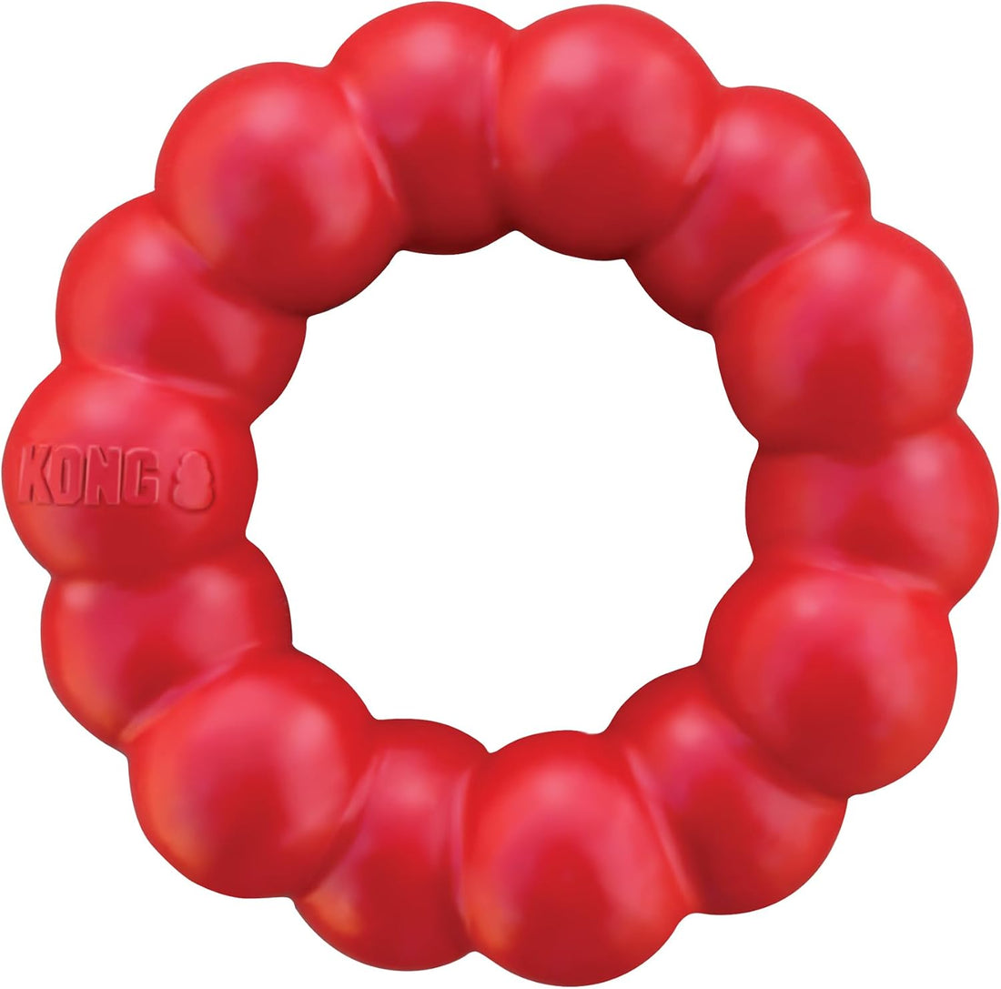 KONG Ring - Natural Rubber Ring Toy for Healthy Chewing Habits