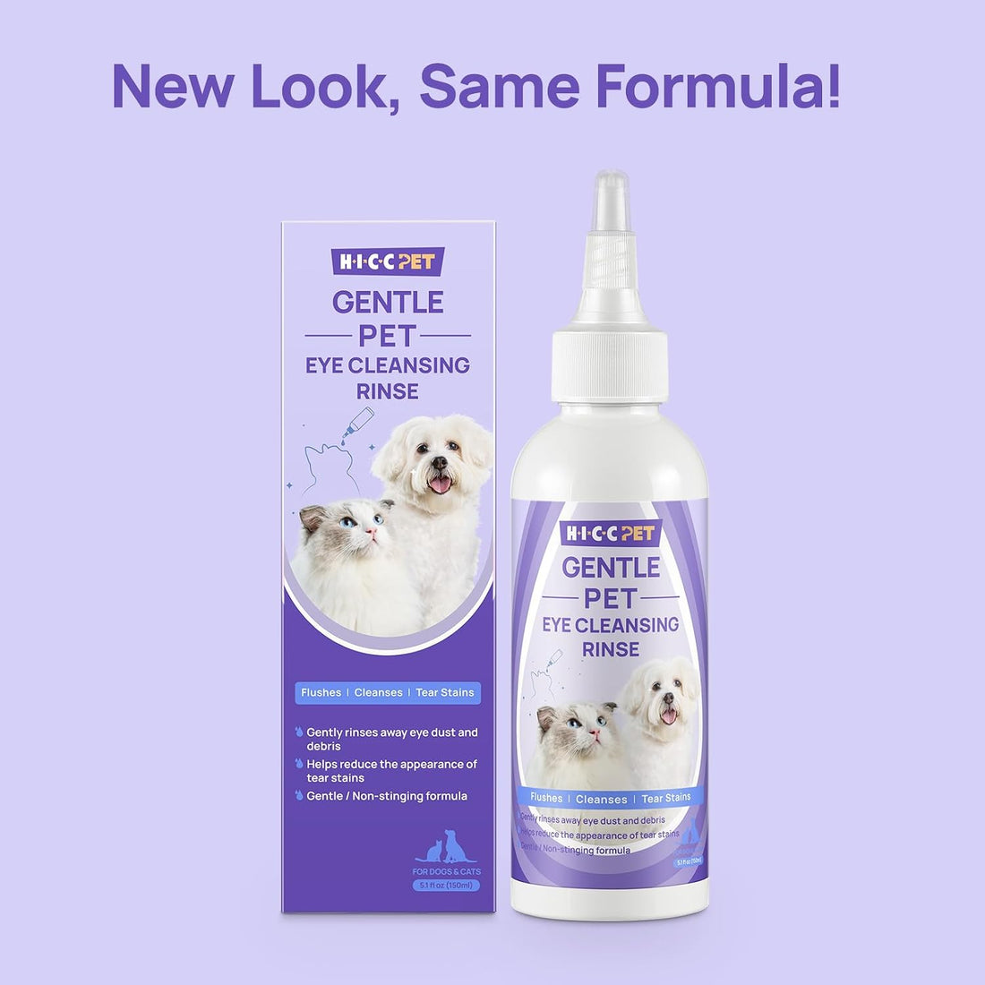 HICC PET Eye Area Cleansing Liquid for Dogs & Cats