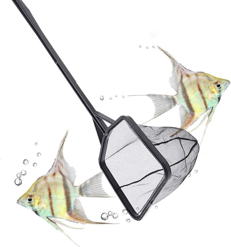 Net - Lightweight Nylon Fish Fishing Net with Plastic Handle