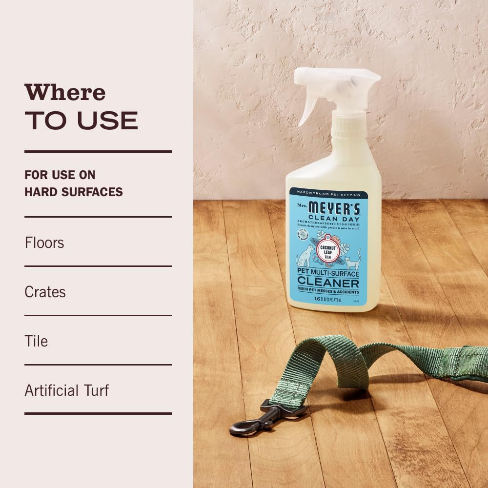 Mrs. MEYER'S CLEAN DAY Pet Multi-Surface Cleaner, Coconut Leaf Scent
