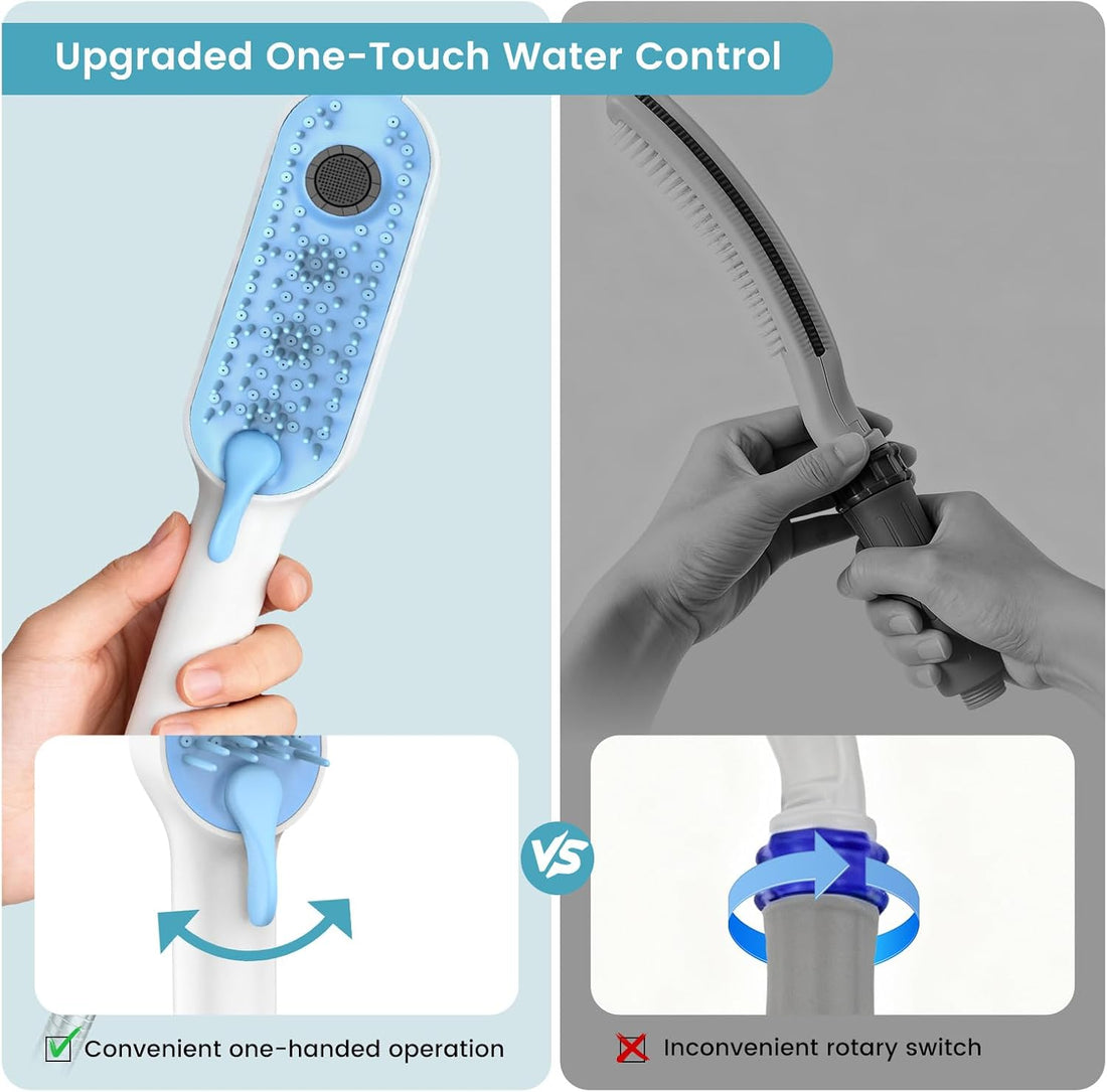 Dog Shower Attachment, Handheld Sprayer for Indoor & Outdoor Pet