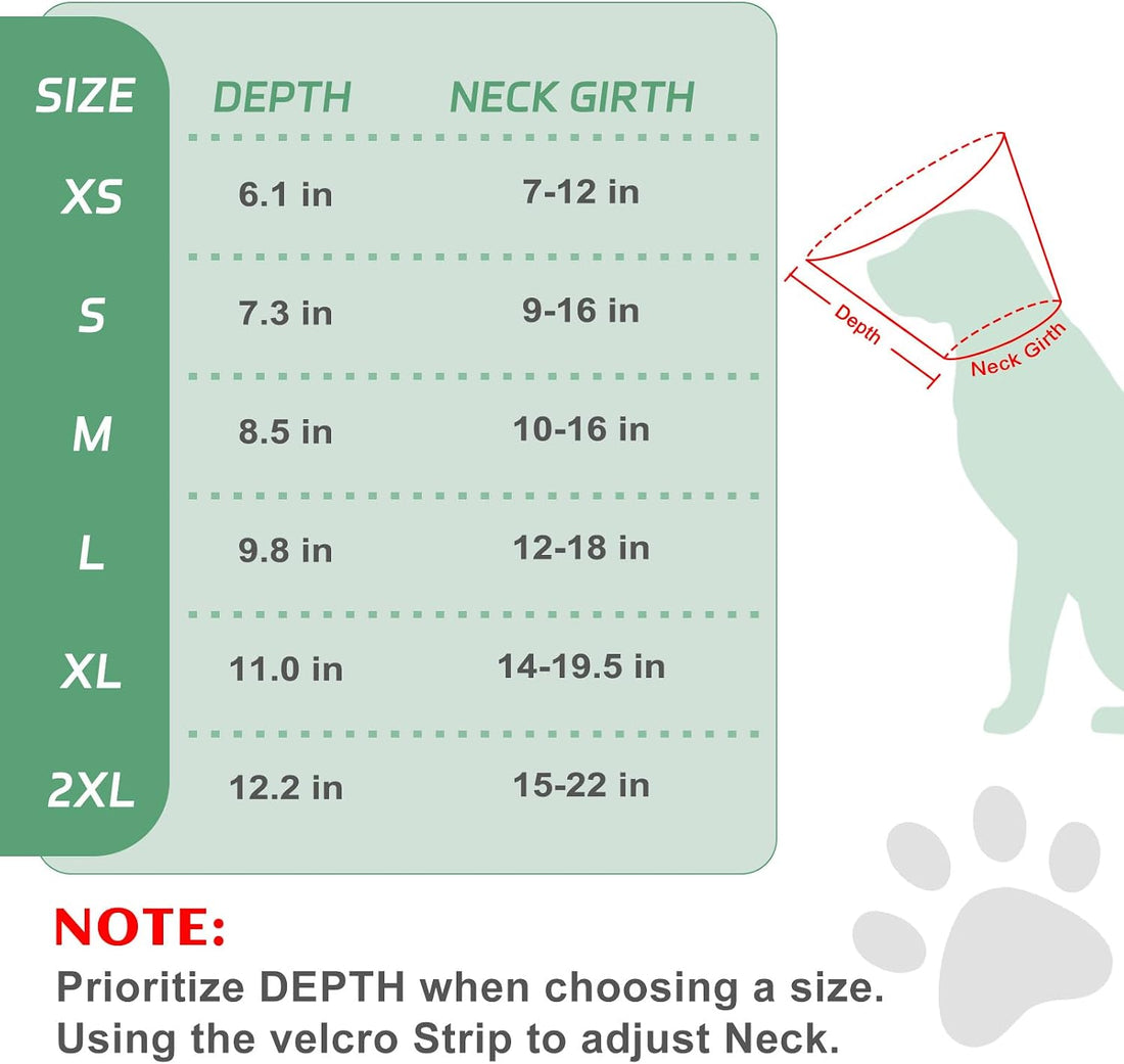 Dog Cone Collar for Recovery