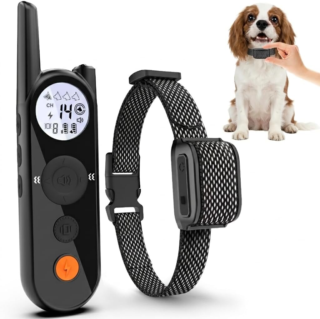 MIMOFPET Wireless Dog Fence for Small Dogs- Up to 3500ft Adjustable