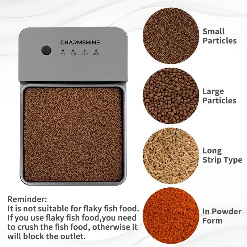 300ml Automatic Feeder for Aquarium Vacation Timer for Fish Tank Food