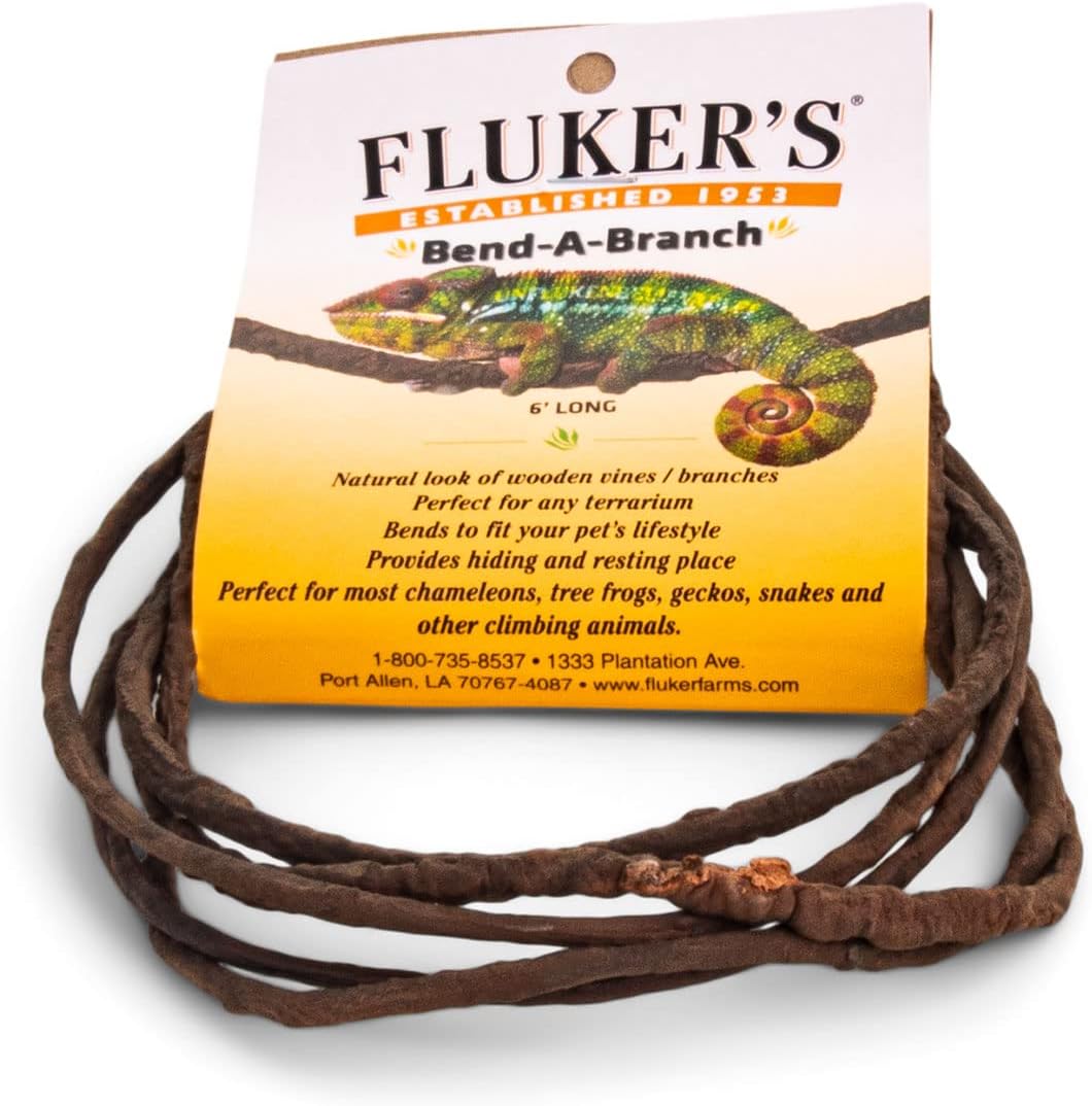 Fluker's Small Animal Bend-A-Branch Pet Habitat Decor, Medium, brown
