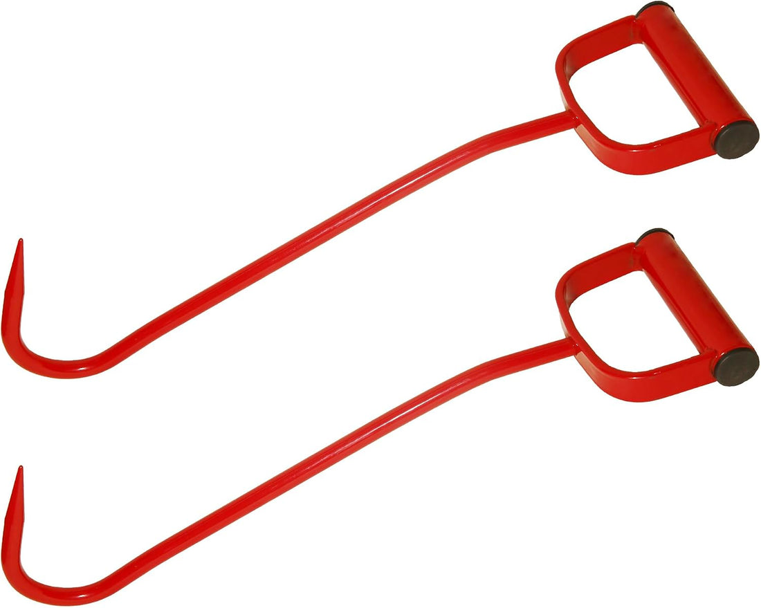 Myskuasi 11" Red Hay Hooks 47010500, 2pack