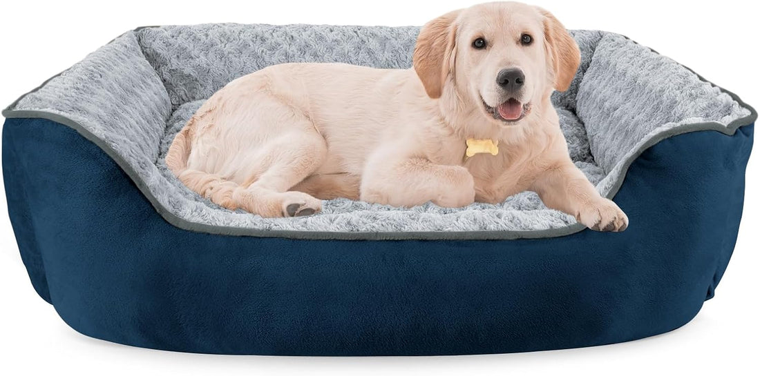 JOEJOY Rectangle Dog Bed for Large Medium Small Dogs