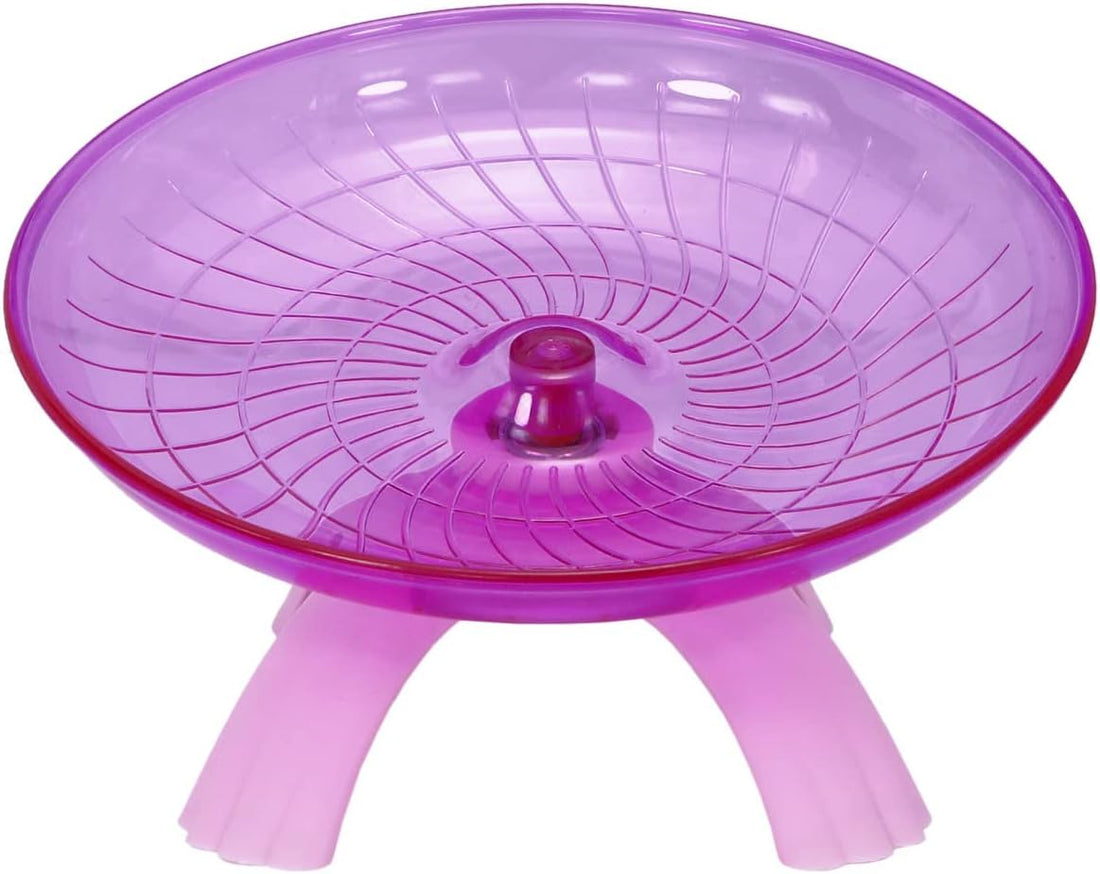 Hamster Flying Saucer Silent Running Exercise Wheel for Gerbil Rat