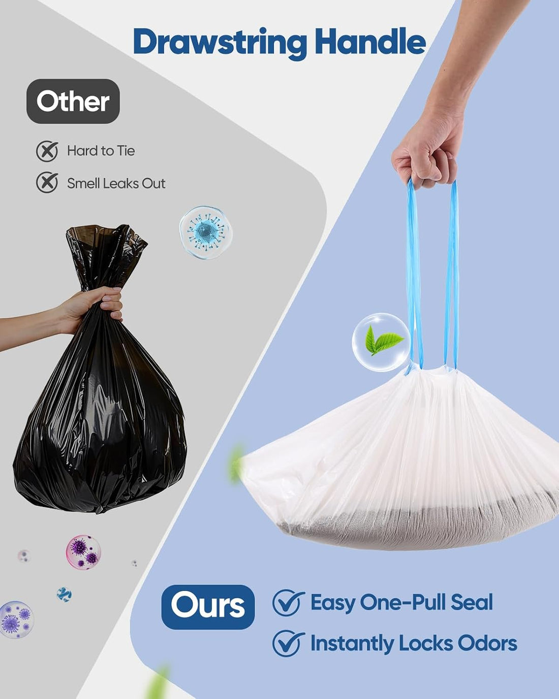 66 Count 26"x11.8" Cat Litter Box Bags Liners for Automatic Cat