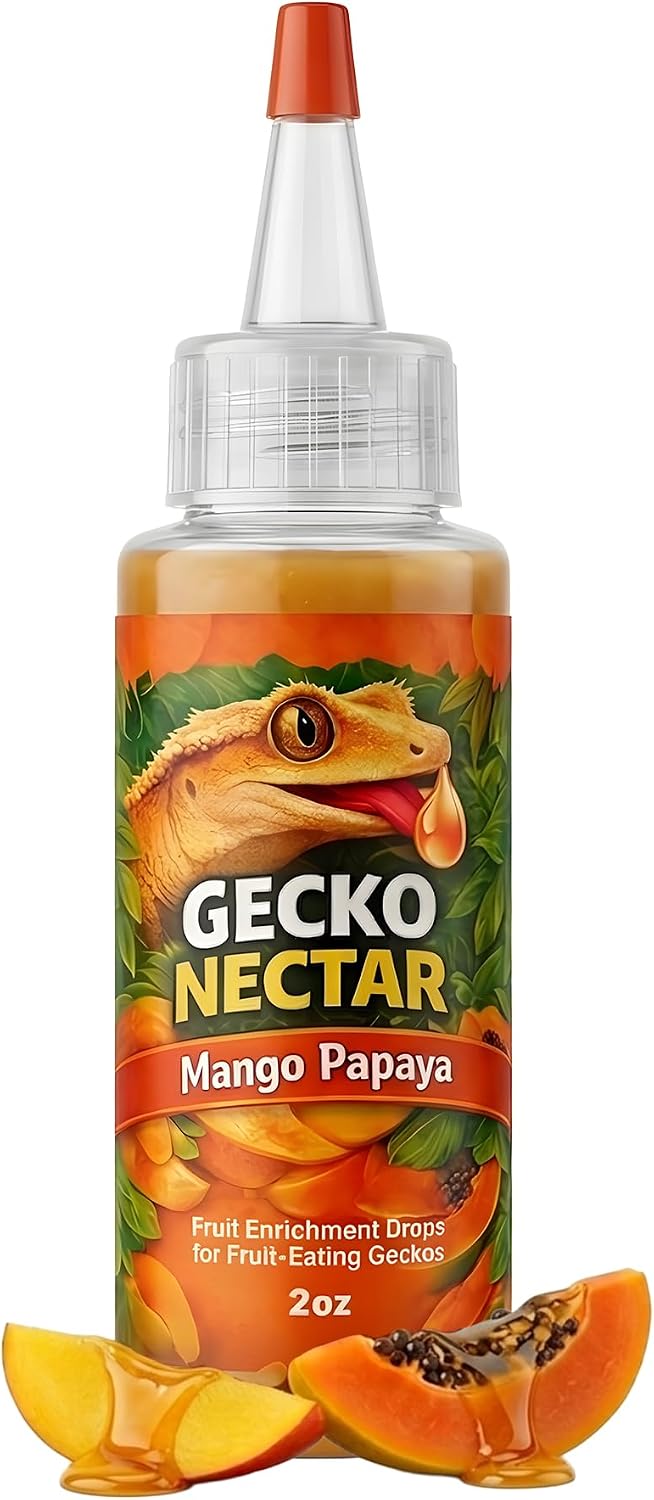 CTWPets Liquid Crested Gecko Treat & Food Topper, Mango Papaya