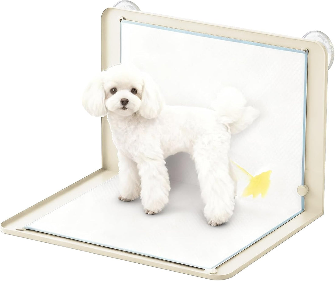Dog Pee Pad Holder, Silicone Tray, 4-Corner Fixing, 35x25 inch
