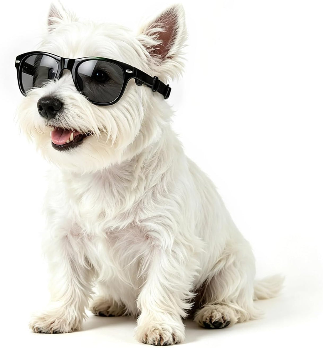 LESYPET Dog Sunglasses with Adjustable Strap Medium-Large Dog Glasses