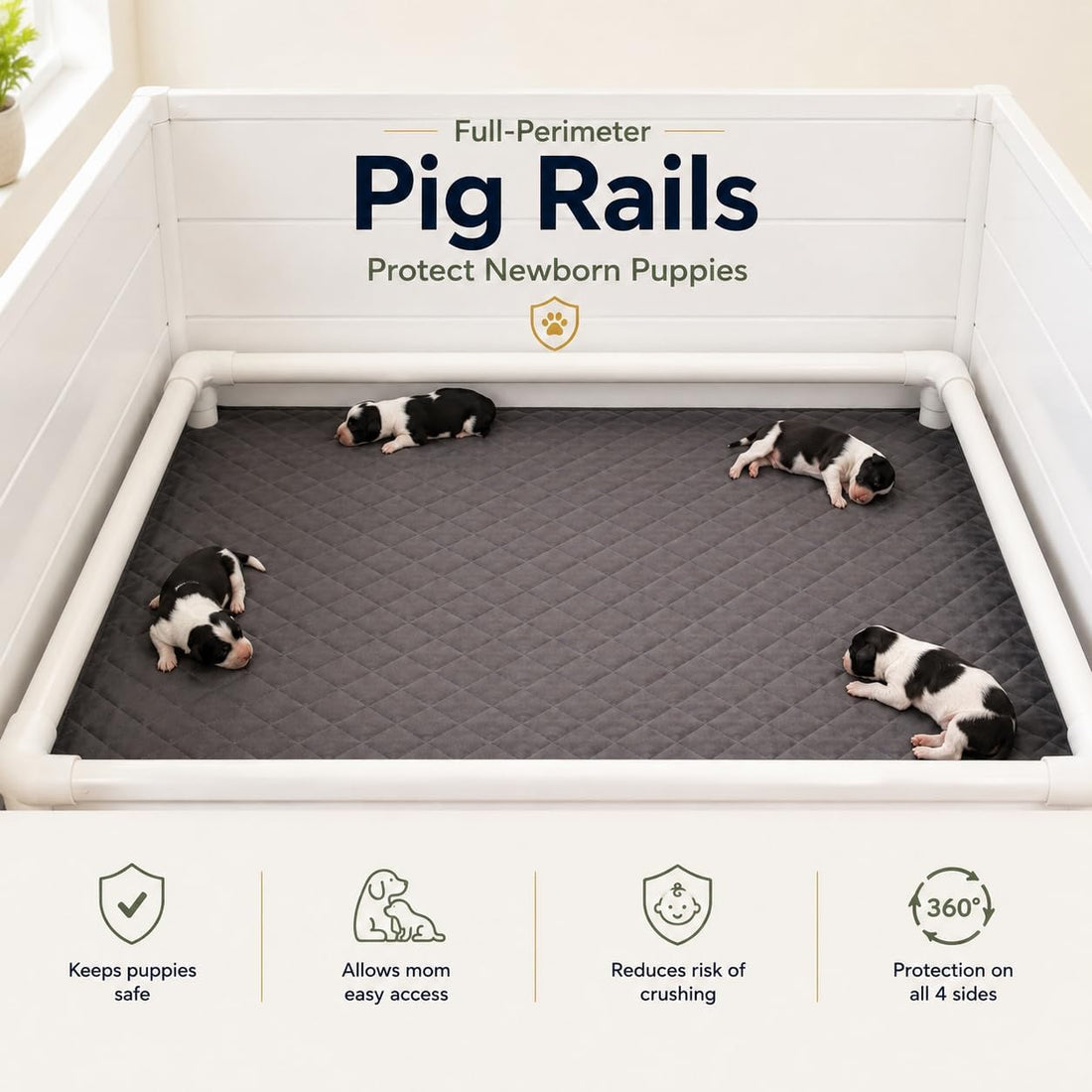 Whelping Box for Dogs & Puppies