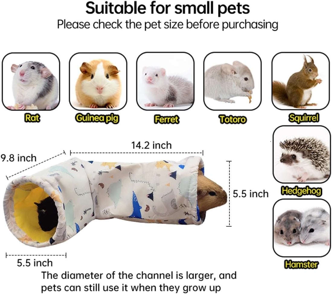 Large Caliber Guinea Pig Tunnel Hideout & Hammock