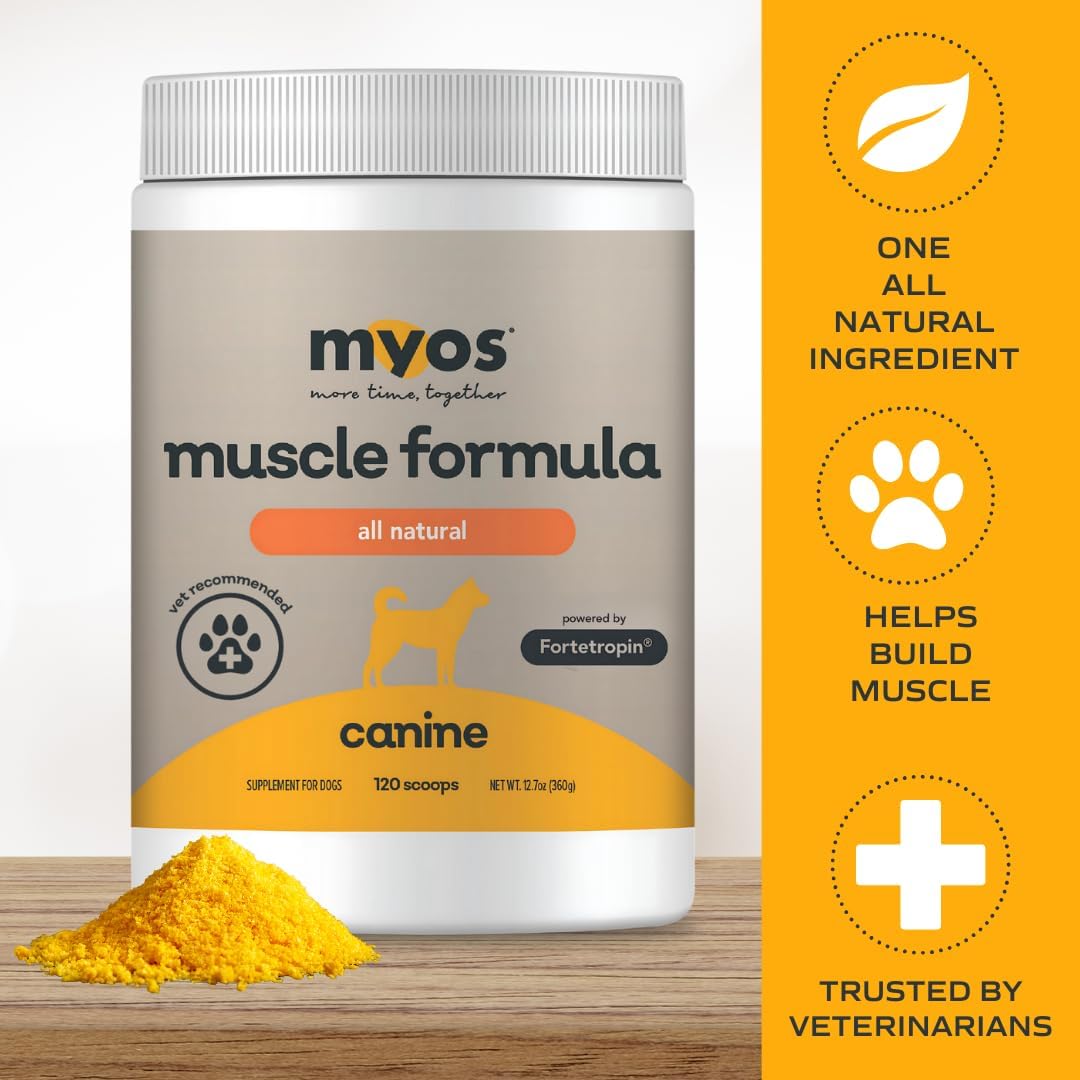 MYOS Canine Muscle Formula - All-Natural Muscle Building Supplement