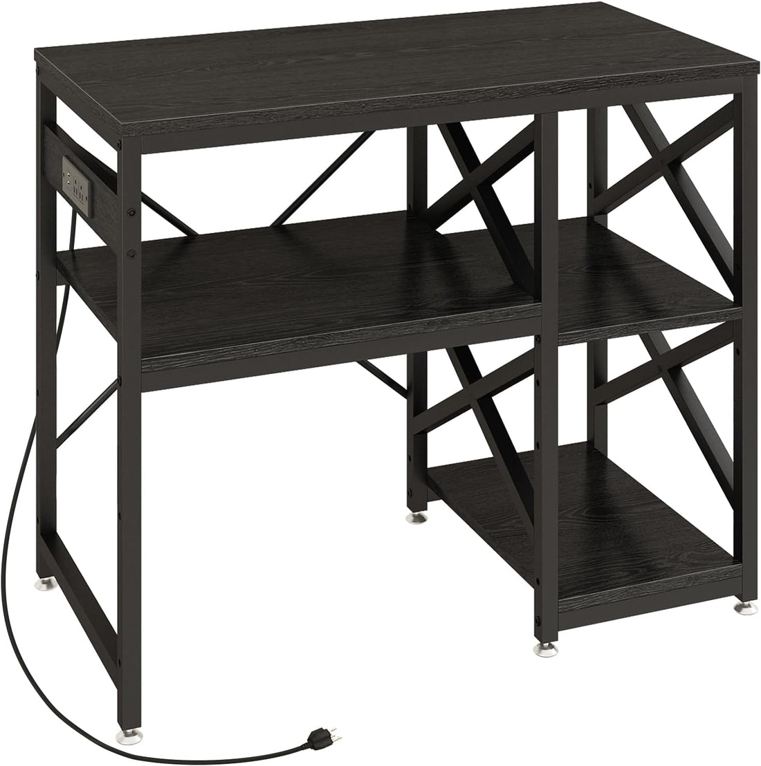 METYERRY 20-29-37 Gallon Fish Tank Stand with Power Outlet,Adjustable