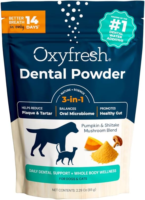 Oxyfresh Premium Pet Dental Kit for Dogs & Cats