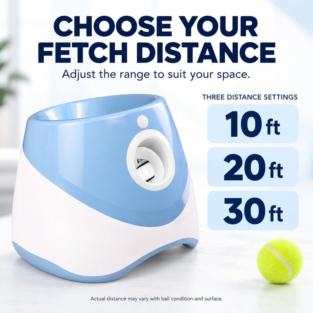 HADIZA Automatic Ball Launcher for Dogs, Rechargeable Thrower Machine