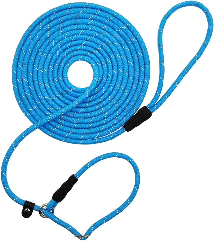 BTINESFUL 10/15/20FT Long Slip Lead Dog Training Leash